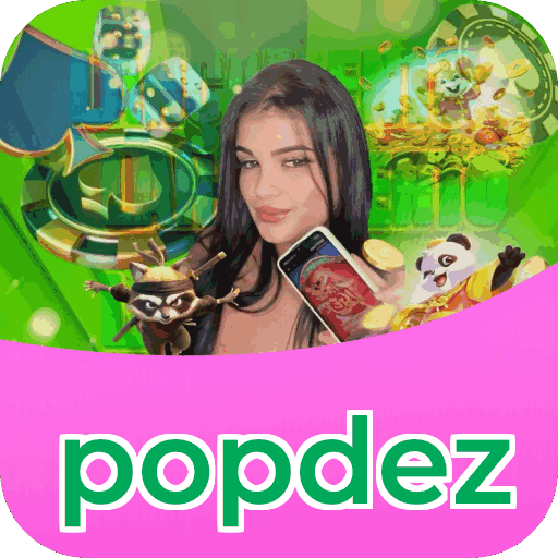 Passo a passo visual mostrando processo de download e instalação do aplicativo popdez