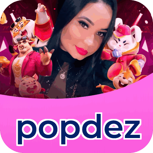 Plataforma popdez mostrando interface moderna, jogos certificados e recursos de segurança licenciados